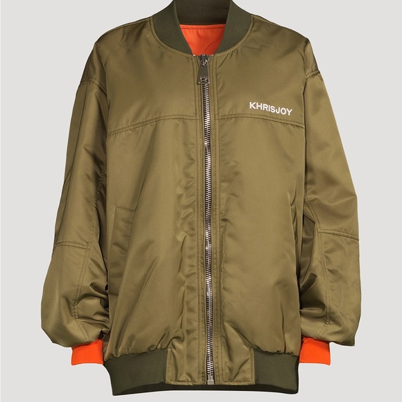 KHRISJOY SATIN BOMBER JACKET - Picture 2 of 15